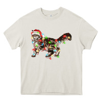 Cream christmas christmas maine coon cat cat Heavy Core Tee - LillyAllenDesigns