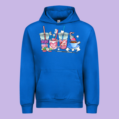 Dentist Coffee Cups Urban Hoodie Designed By Adodesignshop