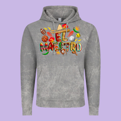 Cinco De Mayo El Maestro Vintage Hoodie Designed By Cowgirlartshop