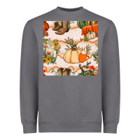 Storm fall heifer seamless pattern Heavyweight Sweatshirt - BundleAndBundleShop
