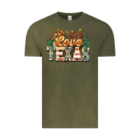 Vintage Olive Love Texas 4th of july Vintage Tee - HowdyJamesFarm