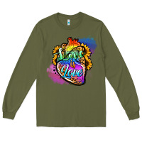 Army Green love is love pride Long Sleeve Tee - Jasminsmagicworld