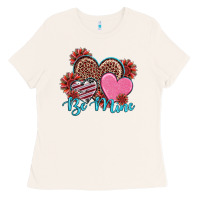 Bone valentine's day be mine hearts sunflower Ladies Tee - RanaPortraitStore