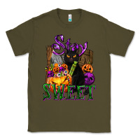 Army Green Stay Sweet Classic Tee - texasbilliewilder