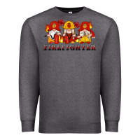 Charcoal Heather firefighter gnomes Premium Sweatshirt - Artiststas