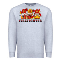 Heather Grey firefighter gnomes Premium Sweatshirt - Artiststas