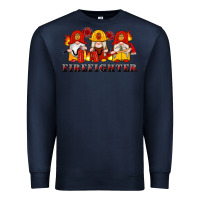 Navy firefighter gnomes Premium Sweatshirt - Artiststas