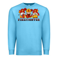 Ocean Blue firefighter gnomes Premium Sweatshirt - Artiststas