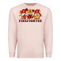 Pale Pink firefighter gnomes Premium Sweatshirt - Artiststas