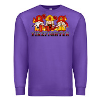 Purple firefighter gnomes Premium Sweatshirt - Artiststas