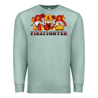 Seafoam firefighter gnomes Premium Sweatshirt - Artiststas