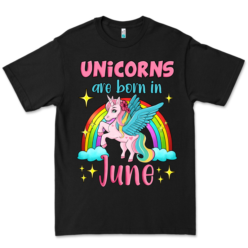 Unicorns Are Born In June Premium Tee by Jasminsmagicworld | Teevron
