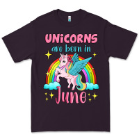 Plum unicorns are born in june Premium Tee - Jasminsmagicworld