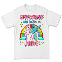 White unicorns are born in june Premium Tee - Jasminsmagicworld
