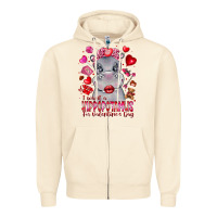 Sandshell i want hippopotamus for valentines day Zipper Hoodie - CowhideDigitalArt