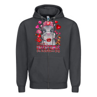 Smoke i want hippopotamus for valentines day Zipper Hoodie - CowhideDigitalArt