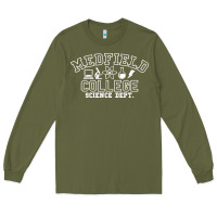 Army Green Medfield College Science Dept. Long Sleeve Tee - minhPixels