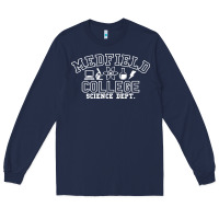 Navy Medfield College Science Dept. Long Sleeve Tee - minhPixels