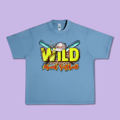 Wild About Softball Urban Heavy Tee Designed By Howdyjamesfarm