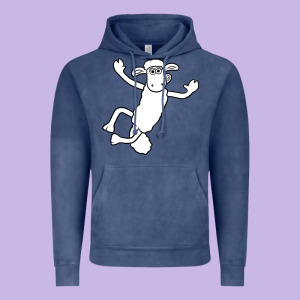 Shaun The Sheep Vintage Hoodie Designed By Minhpixels