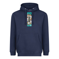 Navy mimi sunflower cowhide leopard  pen wrap Heavyweight Hoodie - Artiststas