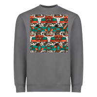 Storm native american aztec seamless pattern 3 Heavyweight Sweatshirt - BundleAndBundleShop