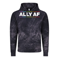 Cloud Black Ally AF Pride Rainbow Shirt  Proud LGBTQ Ally TShirt Vintage Hoodie - minhPixels