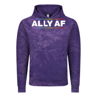 Cloud Purple Ally AF Pride Rainbow Shirt  Proud LGBTQ Ally TShirt Vintage Hoodie - minhPixels