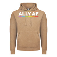 Vintage Coffee Ally AF Pride Rainbow Shirt  Proud LGBTQ Ally TShirt Vintage Hoodie - minhPixels