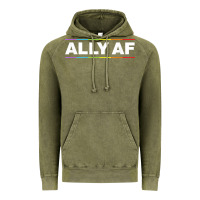 Vintage Olive Ally AF Pride Rainbow Shirt  Proud LGBTQ Ally TShirt Vintage Hoodie - minhPixels