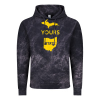 Cloud Black Up Yours State Of Ohio Funny Anti Oh Pro Michigan Meme Vintage Hoodie - minhPixels