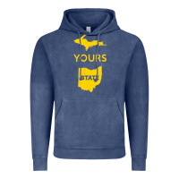 Vintage Denim Up Yours State Of Ohio Funny Anti Oh Pro Michigan Meme Vintage Hoodie - minhPixels