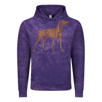 Cloud Purple Vizsla Dog Owner Funny Gift I Love My Vizsla Dog Vizsla Vintage Hoodie - minhPixels
