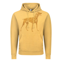 Vintage Mustard Vizsla Dog Owner Funny Gift I Love My Vizsla Dog Vizsla Vintage Hoodie - minhPixels