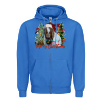 True Royal merry Christmas goat Zipper Hoodie - CowhideDigitalArt