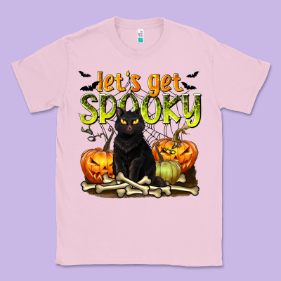 Let's Get Spooky Classic Tee Designed By Texasbilliewilder