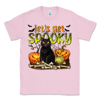 Bubblegum Pink Let's Get Spooky Classic Tee - texasbilliewilder