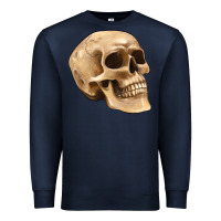 Navy skull Premium Sweatshirt - Artiststas