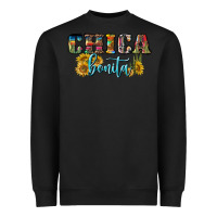 Black chica bonita Heavyweight Sweatshirt - BundleAndBundleShop