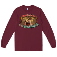 Burgundy I don't need a man Cowgirl western Long Sleeve Tee - HowdyJamesFarm