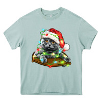 Arona christmas scottish fold cat Heavy Core Tee - LillyAllenDesigns