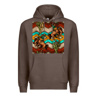 Coffee native american aztec seamless pattern 5 Premium Hoodie - BundleAndBundleShop