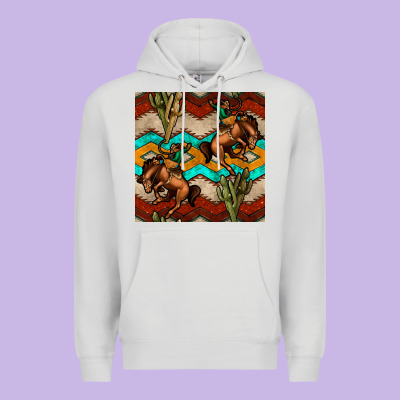Native American Aztec Seamless Pattern 5 Premium Hoodie Designed By Bundleandbundleshop