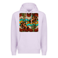 Lilac native american aztec seamless pattern 5 Premium Hoodie - BundleAndBundleShop