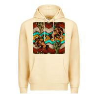 Pina Colada native american aztec seamless pattern 5 Premium Hoodie - BundleAndBundleShop