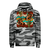 Slate Camo native american aztec seamless pattern 5 Premium Hoodie - BundleAndBundleShop