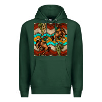 Sports Green native american aztec seamless pattern 5 Premium Hoodie - BundleAndBundleShop