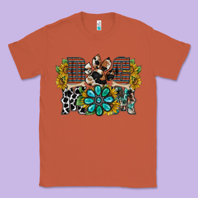 Dog Mom Western Classic Tee Designed By Racoondesign