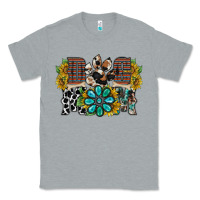 Heather Grey dog mom western Classic Tee - RacoonDesign