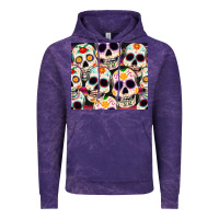 Cloud Purple cinco de mayo skull Vintage Hoodie - CowGirlArtShop